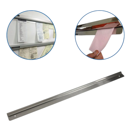PORTA COMANDA DE ALUMINIO 60X6X2CM REF.GP565 GP INOX