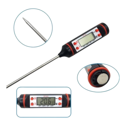 TERMOMETRO ESPETO DIGITAL REF.GP323 GP INOX