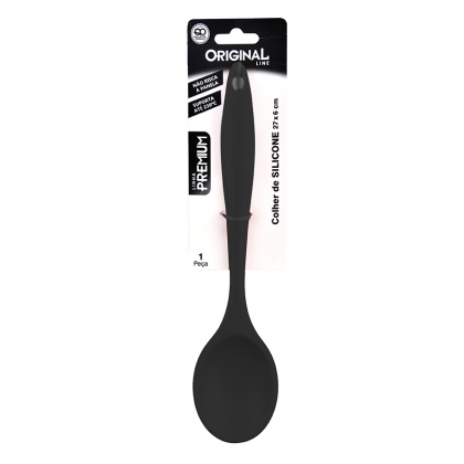 COLHER PARA SERVIR SILICONE 27X6 PREMIUM REF.SL0610 ORIGINAL