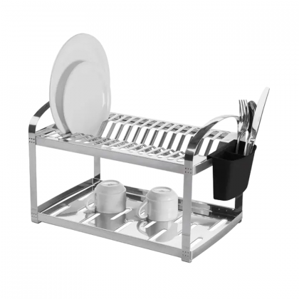 ESCORREDOR PRATO DUPLO INOX 16 PRATOS BRINOX