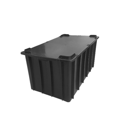 CAIXA 180LTS ORGANIZADORA 99X57X49 PRETO LAR PLASTICOS