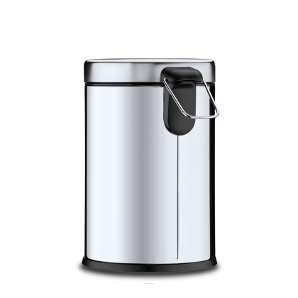 LIXEIRA 12LTS C/PEDAL INOX BRINOX