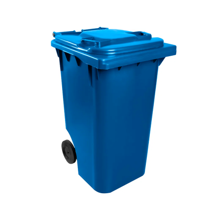 LIXEIRA 240LTS COLETOR C/RODAS AZUL LAR PLASTICOS
