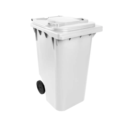 LIXEIRA 240LTS COLETOR C/RODAS BRANCO LAR PLASTICOS