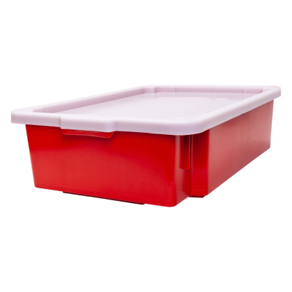 CAIXA 35LTS ORGANIZADORA SEM TAMPA 65X44X17 VERMELHO REF.S850 DEKA