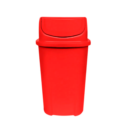 LIXEIRA 60LTS BASCULANTE VERMELHO PLASTICO LAR PLASTICOS