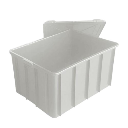 CAIXA 180LTS ORGANIZADORA 99X57X49 BRANCA LAR PLASTICO