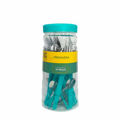 FAQUEIRO 24PCS C/POTE VERDE MARTINAZZO