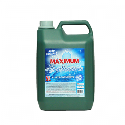 AGUA SANITARIA 5LTS CLORO ATIVO MAXIMUM
