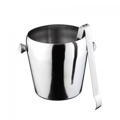 BALDE INOX 1LT COM PEGADOR REF.GP040 GP INOX