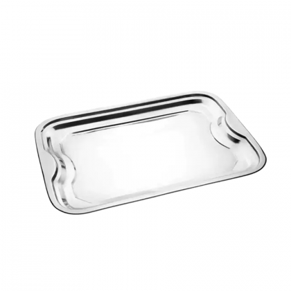 BANDEJA INOX 43X33 RETANGULAR REF.GP031 GP INOX