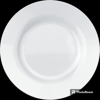 PRATO VIDRO RASO SOBREMESA 19CM BRANCO MENU DURALEX