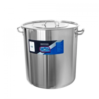 CALDEIRAO HOTEL INOX N.40 47,8LTS REF.GP224 GP INOX