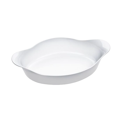 ASSADEIRA VIDRO OVAL 1.4LTS OPALINE MARINEX