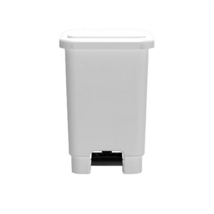 LIXEIRA 100LTS C/PEDAL BRANCO LAR PLASTICOS