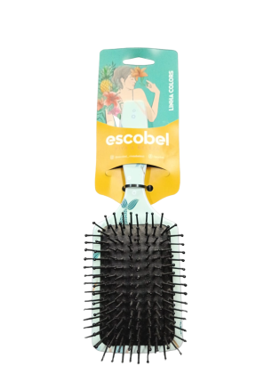 ESCOVA P/CABELO QUAD. ESTAMPADA REF.984 ESCOBEL