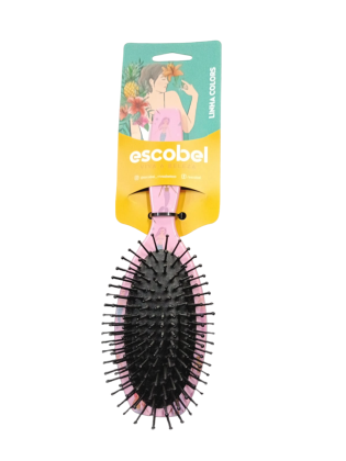 ESCOVA P/CABELO OVAL ESTAMPADA REF.992 ESCOBEL