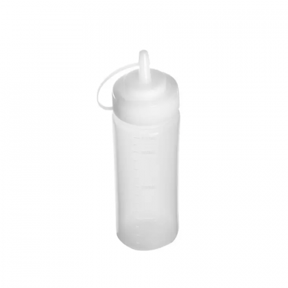 BISNAGA PLASTICA 650ML GRADUADA REF.GP355 GP INOX