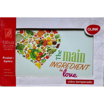 TABUA CARNE VIDRO 25X35 REF.CK089 CLINK