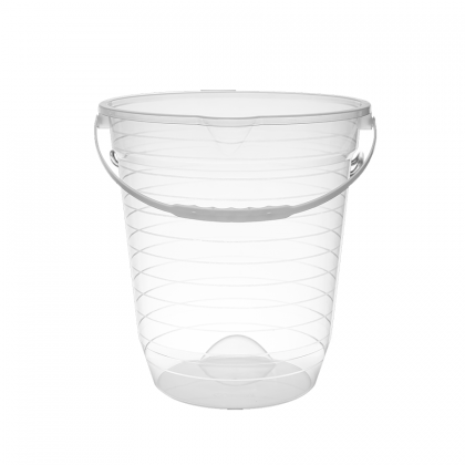 BALDE PLASTICO 13,5LTS TRANSPARENTE REF.516 JAGUAR