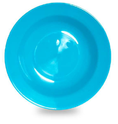 PRATO PLASTICO 20CM AZUL BS