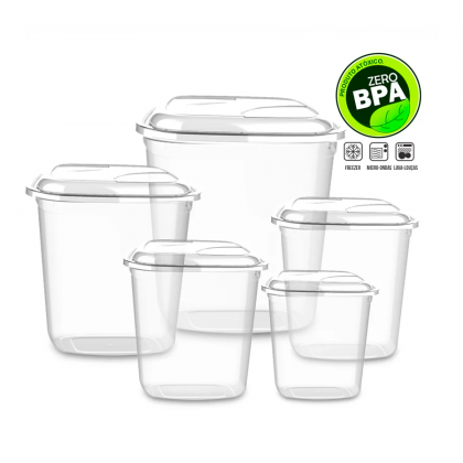 CONJUNTO DE MANTIMENTO C/5PCS QUADRADO REF.0678/1143/1100 UNINJET