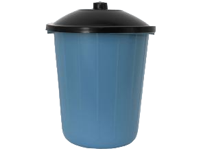 BALDE PLASTICO 21LTS C/TAMPA MERCONPLAS