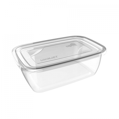 POTE 3,6LTS RETANGULAR TRANSPARENTE REF.467 UNINJET