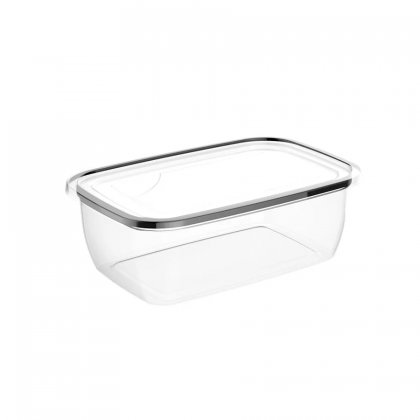 POTE 0,700ML RETANGULAR TRANSPARENTE REF.1127 UNINJET
