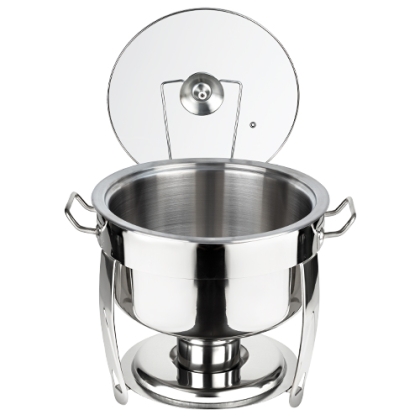 RECHAUD INOX 8LTS REDONDO REF.GP406 GP INOX