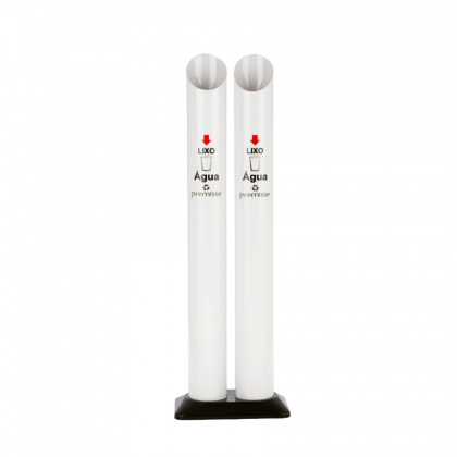 LIXEIRA P/COPO DESC AGUA/AGUA BASE DUPLA PREMISSE