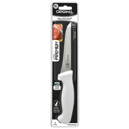 FACA INOX N.05,7 CABO BRANCO PRO PREMIUM REF.SL0320 ORIGINAL
