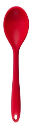 COLHER DE SILICONE 26,7X6X2 VERMELHO EM CASA TEM
