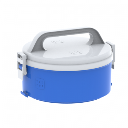 MARMITA TEKCOR 1,5LTS SEM DIVISOR AZUL SOPRANO