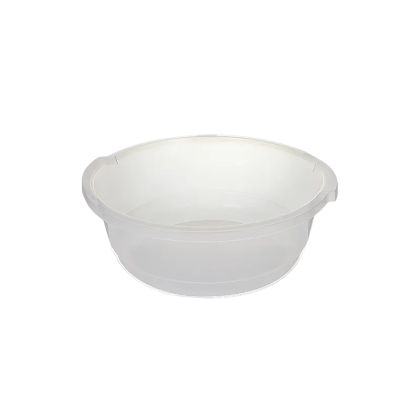 BACIA 11LTS TRANSPARENTE BRANCA REF.127 PLASVALE
