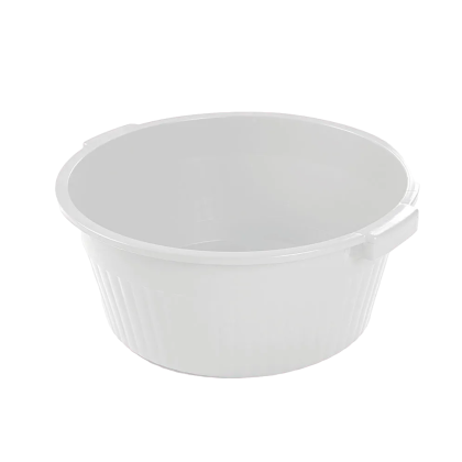 BACIA 34LTS CANELADA BRANCA REF.355 PLASVALE